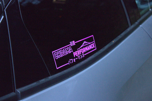 Chroma Performance Bumper Sticker